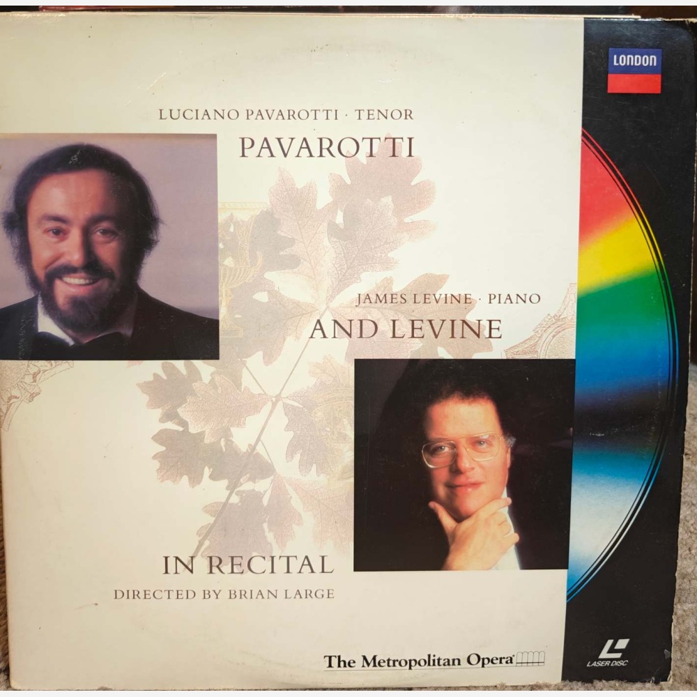 Luciano Pavarotti and James Levine: In Recital — The Metropolitan Opera cover