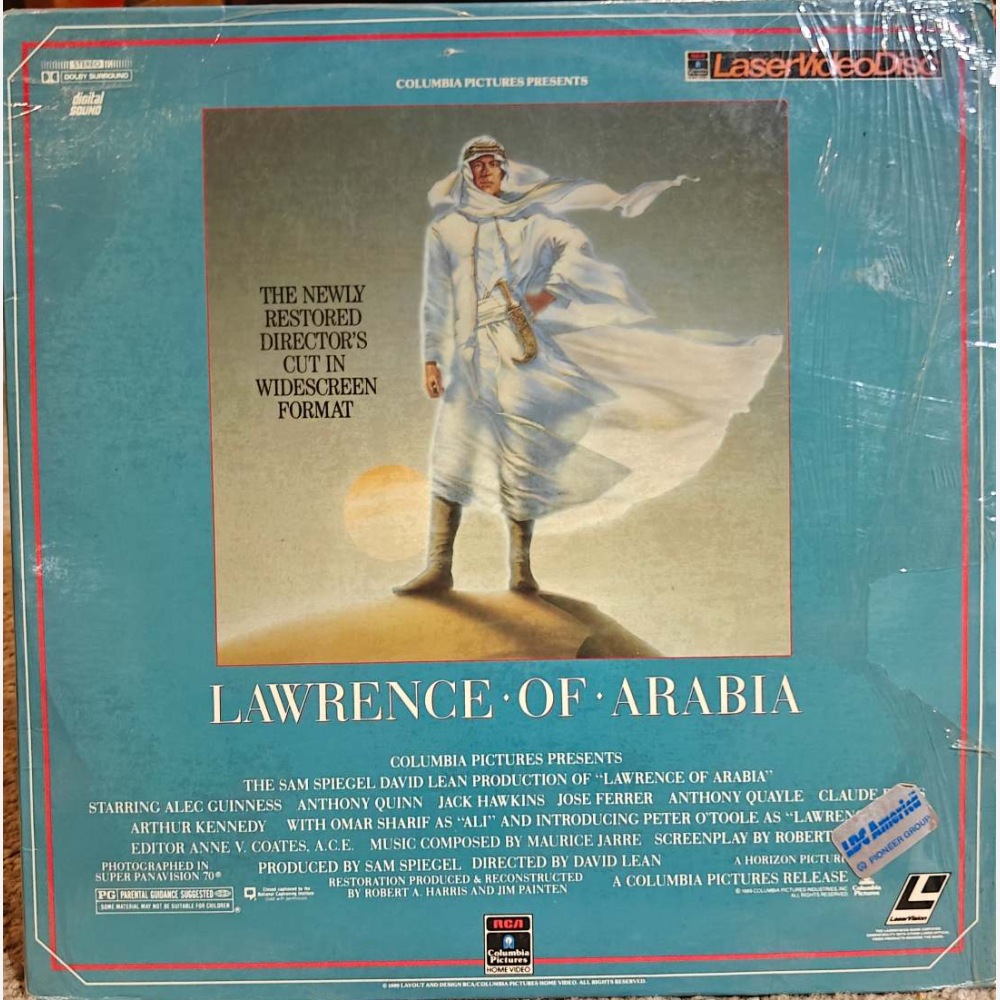 Lawrence of Arabia cover